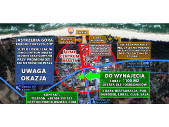 Lokal pomorskie
pucki
Władysławowo
Jastrzębia Góra Do wynajęcia 10 000 PLN 1100 m2 