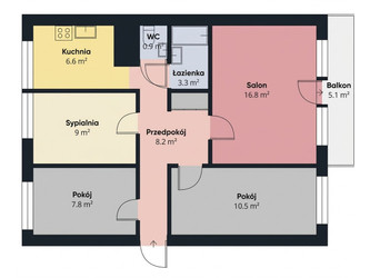 Mieszkanie zachodniopomorskie
Szczecin
Słoneczne Na sprzedaż 614 000 PLN 63,6 m2 