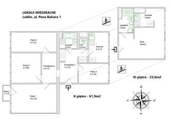Mieszkanie lubelskie
Lublin
Rury
LSM Na sprzedaż 886 500 PLN 86 m2 