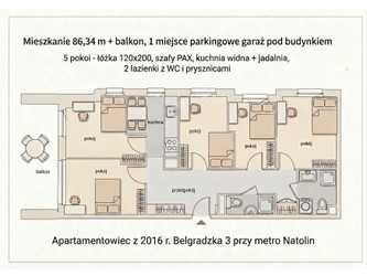 Mieszkanie mazowieckie
Warszawa
Mokotów Na sprzedaż 1 980 000 PLN 86,34 m2 