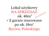 Lokal śląskie
Bytom Na sprzedaż 150 000 PLN 46 m2 