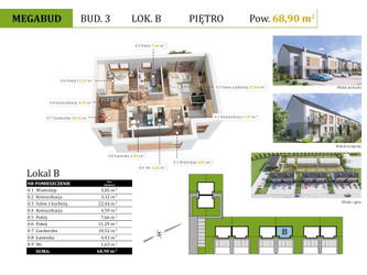 Mieszkanie dolnośląskie
Wrocław
Psie Pole Na sprzedaż 670 000 PLN 68,9 m2 