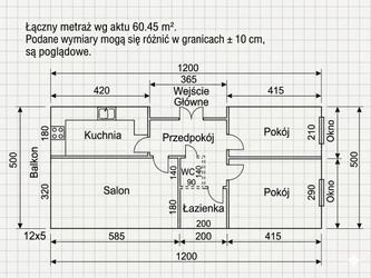 Mieszkanie małopolskie
limanowski
Limanowa Na sprzedaż 600 000 PLN 60,45 m2 